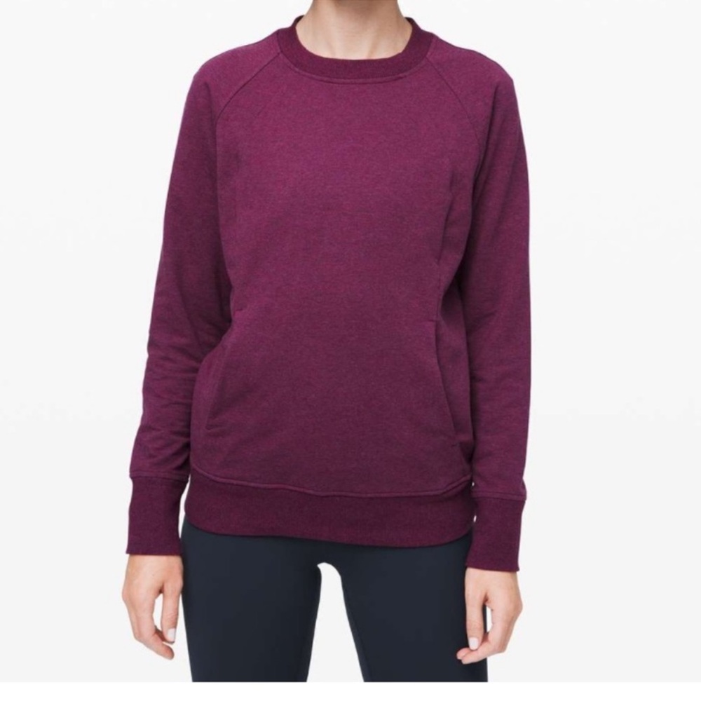 Lululemon Scuba Crew Sweatshirt Purple Size 10 C1